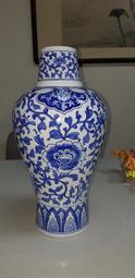 《就是愛壺》中華陶瓷早期手繪青花瓷賞瓶 保存完整