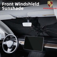 PORSCHE 911 718 PANAMERA CAYENNE MACAN TAYCAN 911 Carrera GTS Car Sunshade Sun Protection
