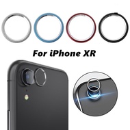 แหวนป้องกันกล้องโลหะเข้ากันได้กับ iPhone XR อะลูมินัมอัลลอยฝาหลังเลนส์ฝาครอบป้องกัน