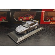 Mini minichamps Mini Cut 43 1/43 Car Model Porsche 911 Sports Car 996 metallic Gray Car Condition Go
