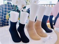 Black &amp; Soft Beige Aulora Socks with Kodenshi [100% Original] (Ready Stock)