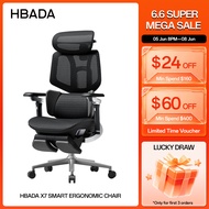 (Ready Stock) Hbada X7 Smart Ergonomic Chair(Without Battery)- with Dynamic Lumbar Support, 4D Adjus