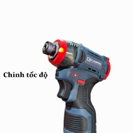 Máy chuyên vít dùng pin 168V - 4 Cell KAMPRO 7028 Không Chổi Than 3 Tốc Độ Có Búa