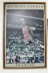 空中飛人 Michael Jordan - 麥克 喬丹 -最後之舞  海報 - 畫框. 布框 - 灌籃大賽
