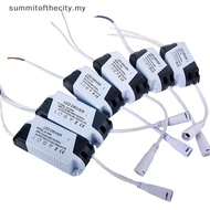 summitofthecity 1PC 3-4W/4-7W/8-12W/12-18W/18-24W/24W-36W New Transformer LED Lamp Driver my