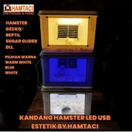 LED ACRYLIC HAMSTER CAGE HAMSTER/GECKO/REPTIL/ETC BY HAMTACI