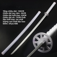 Cosplay Bleach Rukia Kuchiki Sói Mắt Đỏ Dao Cắt Thẳng Mặt Trăng Trang Trí Phụ Kiện Trang Phục Đồ Chơ