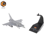[prettyia] 1:100 Scale EF-2000 Helicopter Alloy Model Airplane Collectables Decor