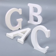 15cm 26 Letters Home Decor Decoration Thick Wood White Letters Alphabet 26 Letters Size(15cmX1.8cm)