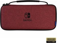 HORI - Switch/ Switch OLED 通用 EVA Slim Hard Pouch Plus 超簿硬身保護套 (紅色)