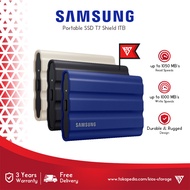 samsung 1tb t7 shield portable ssd - blue