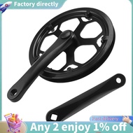 Folding Bike Crankset 48T Square Hole 170Mm Cnc Crankset Bicycle Crank Set Sprocket