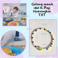 TXT beads bracelet | Hueningkai txt bracelet beads | Korean kpop bead bracelet | Txt bracelet smile 