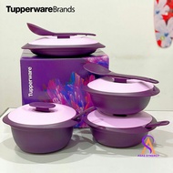 🔥Ready Stock Tupperware 🔥 Purple Royale Petit Serveware Set