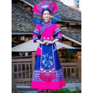 Asian Traditional Costume Vietnam Cambodia Thailand Myanmar Laos Indonesia Costume Adult Performance
