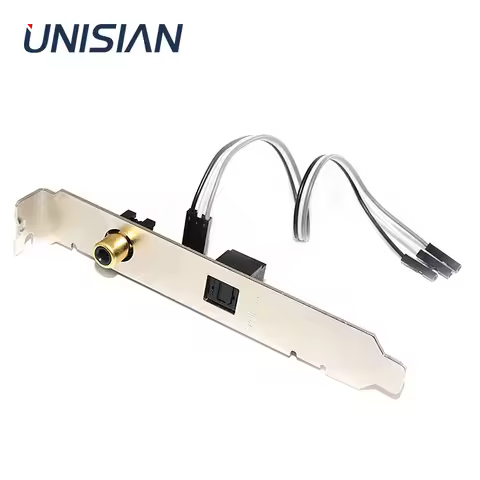 UNISIAN 24BIT 192KHz SPDIF Daughter Card Optical Fiber Coaxial Digital Sound Card DAC DTS Dcoder For
