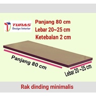 Aesthetic Minimalist Wall shelf 80cm Length 20~25cm Width floating shelf Wall Hanging shelf