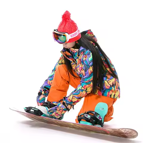 GSOU SNOW Women's Winter Ski Jacket Waterproof windproof Snowboard Jacket Outdoor Skiing Snowboardin