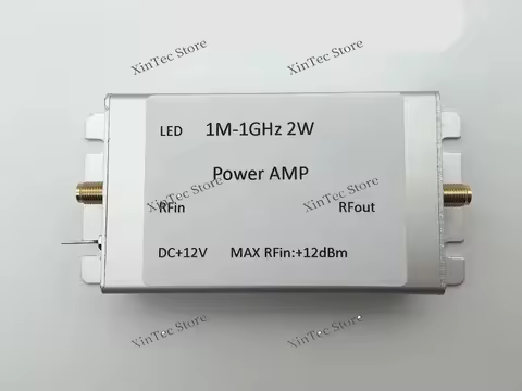 1M-1000MHz 2W amplifier HF FM VHF UHF Frequency Modulation Transmitting Broadband RF Power Amplifier