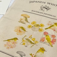 插畫水彩帆布 綠繡眼