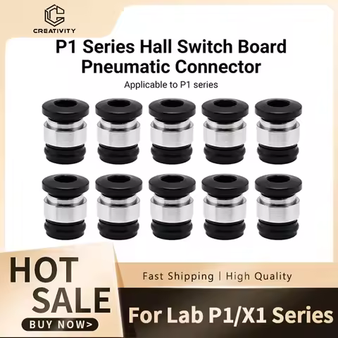 For Bamboo lab P1P/P1S Hall Switch Pneumatic Connector Extruder Filament Sensor P1/X1 Series 3D Prin