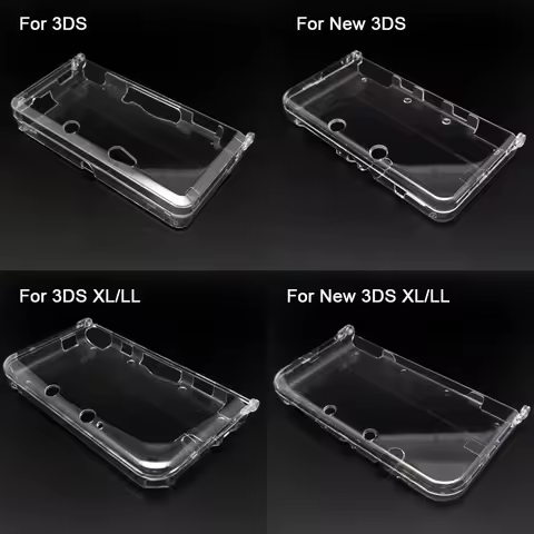 Clear Crystal Hard Case Protective Shell Cover for 3DS New 3DS 3DS XL LL New 3DS XL LL Console