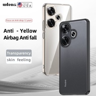 Wlons Case For Xiaomi POCO F7 POCO F6 POCO F6 PRO 5G 2024 Frosted Matte Airbag Soft Hard Case Origin