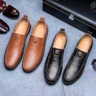 รองเท้าคัชชูชาย อูฐธุรกิจชุดรองเท้า England ของแท้หนัง Glossy รองเท้าหนังนุ่มผู้ชาย Elegant DERBY รองเท้าสบายๆ