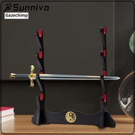 Desktop Sword Display Stand Sword Holder for Wakizashi Sword Tanto Flute