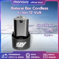 Monqiqi Baterai Bor Cordless Li-Ion 12 Volt Electric Cordless Rechargeable Litium Baterai Ori 12v Bo