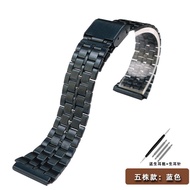 Retro small square metal watch strap compatible with Casio A159W-N1 A158WA A168 Stainless Steel Watc