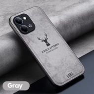 Vivo Y11 Softcase Deer Cloth Jeans Camera Protector Back Cover Slim Armor