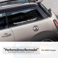 For Mini Cooper sticker Duell Performance stickers For mini cooper f56 R55 R56 R60 R61 F54 F55 F56 F