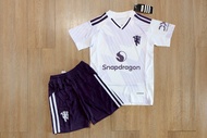 ชุดบอลเด็ก (เสื้อ+กางเกง) แมนยู 3 สี ปี 2025-26 (3A) เกรดแฟนบอล เพิ่มเบอร์ชื่อด้านหลังได้