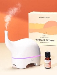 ⛔️截單日：2月28日18:00 ❤️‍🔥🇨🇦加拿大直送 Charmed Aroma-Elephant Ultrasonic Diffuser with Diffuser Oil