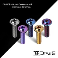 Drake Titanium Disc Bolt M8x1.25mm/ M6X1.25mm Original