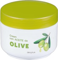 Deliplus Olive Oil Intensive Rich Moisturizing Hand and Body Cream Treatment for Dry Skin with Karite and Vitamin E 6.75 fl oz