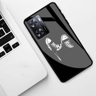 Softcase Glass Kaca OPPO A57 2022 [M255]- HP OPPO A57 2022 - kesing HP OPPO A57 2022 - Case HP OPPO 