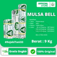 Mulsa BELL 1 Roll 9Kg Plastik Mulsa Hitam Perak Mulsa Silver Plastik