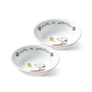 Snoopy and Woodstock Corelle Small Plates 2 pcs Set