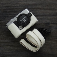 PU Leather Half Body Camera Bag Case for Olympus PEN EP7 E-P7 Bottom Opening Cover