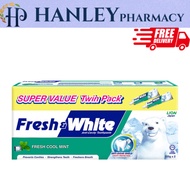 FRESH & WHITE NATURAL FRESH MINT 225GX2