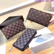 LV皮夾 多色可選 頂級原單LV路易威登專櫃錢苞 老花LV長皮夾 經典男女款拉鍊長夾 實用超多隔層