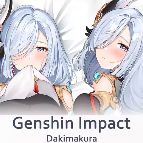 Genshin Impact Shen He Dakimakura 2WAY Hugging Body Pillow Case Shenhe Anime Pillow Cushion Cover Xm