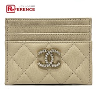 CHANEL Matelassé Coco Mark 水鑽卡包