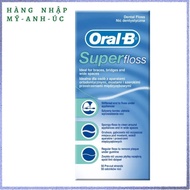 Oral B Supergloss Super Floss dental Floss braces box of 50 threads