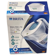 BRITA 純淨濾水壺 水壺 + 濾心6個 3.6L 1組 144269