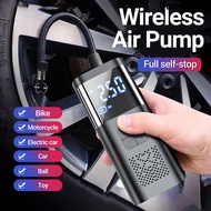 [SM]Inflator Pump High Power Digital Display Wireless Car Tire Bicycle Motorcycle Ball Electric Air Pump for Vehicle