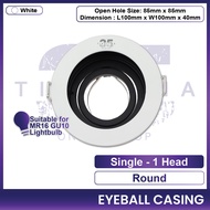 LED Eyeball Casing / Fitting GU10 MR16 Spotlight Downlight LED Casing Single Double Triple Head LED