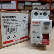 (SIRIM) HIMEL 2 POLE RCCB SINGLE PHASE 2P ELCB 2P RCCB 25A 40A 63A circuit breaker